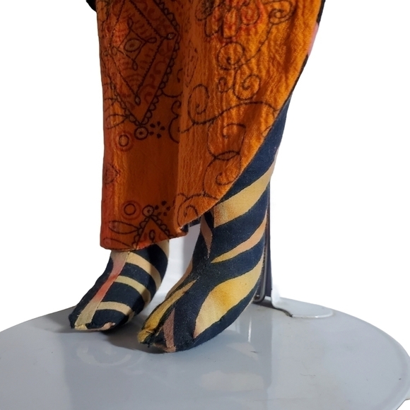 Exotic Tribal African American handmade Black Americana doll with stand - Picture 11 of 12